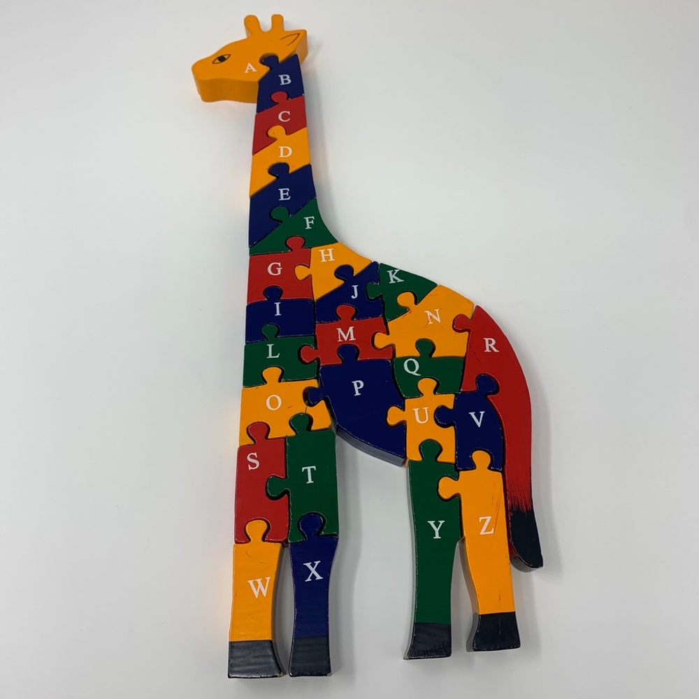 Two-sided giraffe puzzle